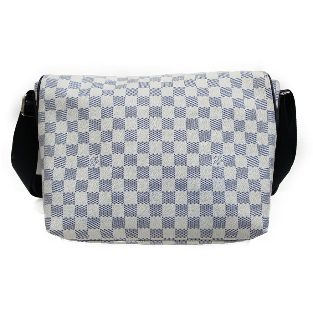 Louis Vuitton Bag Azur Messenger White Matchpoint Shoulder